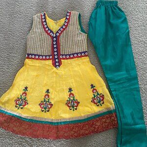 Traditional Kid's Kurti Set 2-3 years old